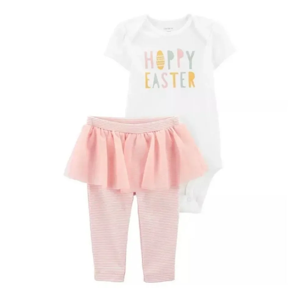 CARTER’S BABY GIRL 18M 2-PIECE EASTER TUTU SET